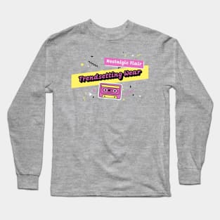 Nostalgic Flair, Trendsetting Wear! Long Sleeve T-Shirt